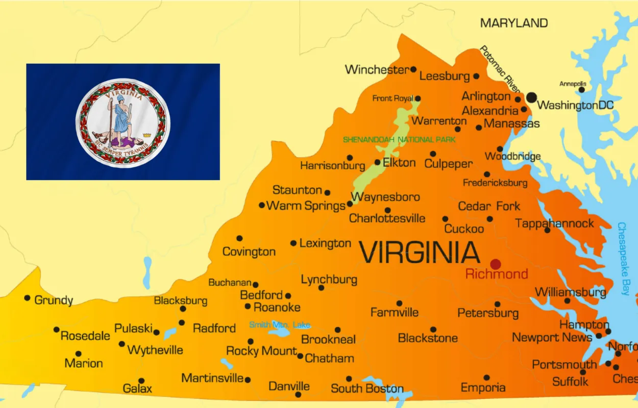Major Cities & Regions We Serve in Virginia